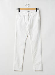 Pantalon slim elasticitate talie înaltă alb WEILL femme
