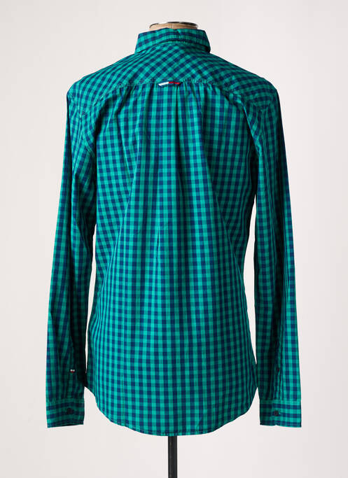Cămașă cu mâneci lungi buzunare la piept verde TOMMY HILFIGER homme
