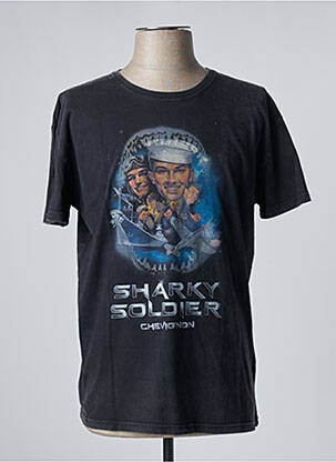 Tricou croială dreaptă mâneci scurte gri CHEVIGNON bărbat