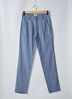 Pantalon slim albastru BLUE SIDE bărbat