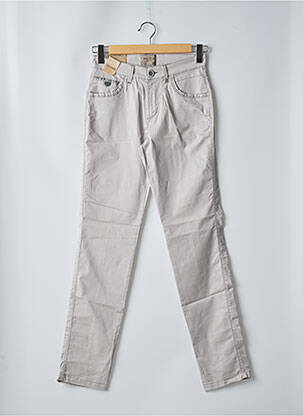Pantalon slim bej BLUE SIDE bărbat
