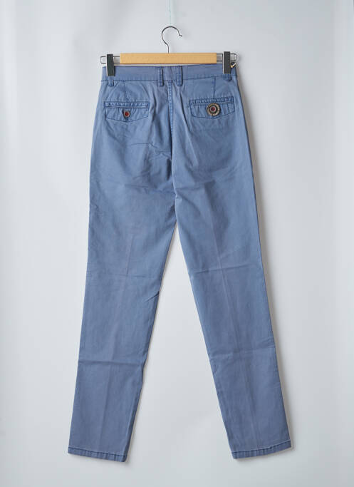 Pantalon slim albastru BLUE SIDE bărbat