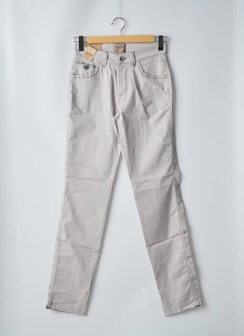 Pantalon slim bej BLUE SIDE bărbat