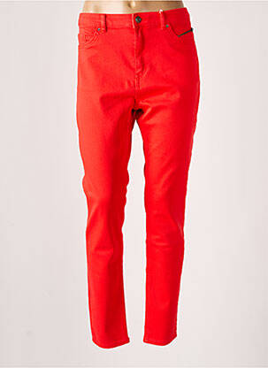 Pantalon slim roșu ESPRIT femeie