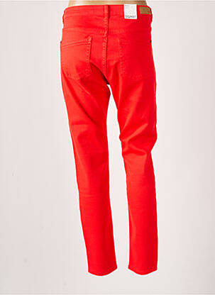 Pantalon slim buzunare roșu ESPRIT femeie