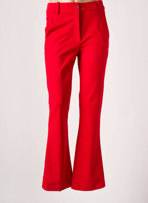 Pantalon drept roșu ESPRIT femeie