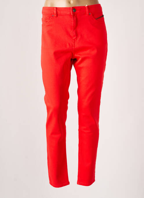 Pantalon slim roșu ESPRIT femeie