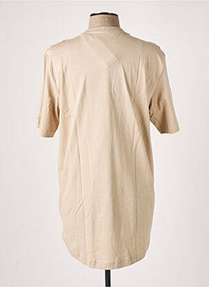 Tricou broderie mâneci scurte bej ADIDAS bărbat