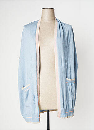 Vestă cu mâneci scurte albastru MAX & MOI femeie