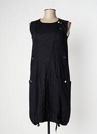 Rochie midi fără mâneci fără mâneci negru HIGH femeie