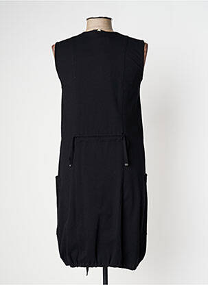 Rochie midi fără mâneci fără mâneci negru HIGH femeie