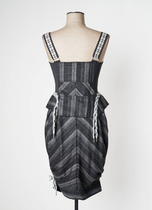 Rochie midi gri INDIES femeie