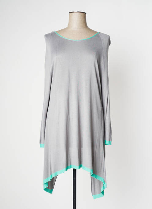 Pulover tunică gri MANILA GRACE femeie