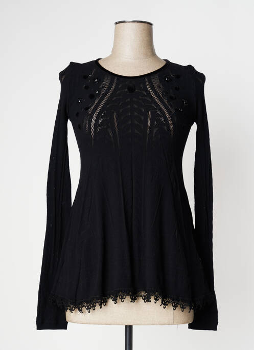 Top negru HIGH femeie