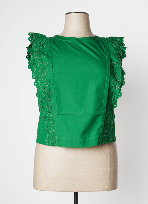 Top verde HIGH femeie