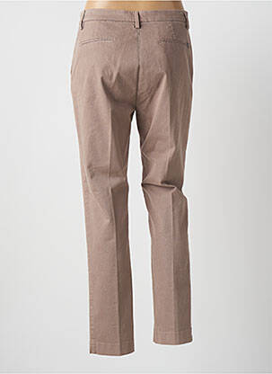 Pantalon drept închidere cu fermoar sub clapetă cu cârlig bej MANILA femeie