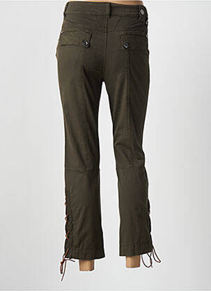 Pantalon slim buzunare verde HICH USE femeie