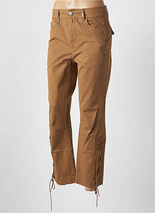 Pantalon slim buzunare bej HICH USE femeie