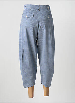 Pantalon trei sferturi buzunare albastru HICH USE femeie