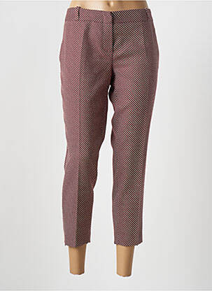 Pantalon 7/8 talie elastică roșu MANILA femeie
