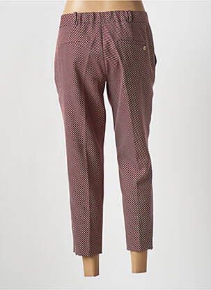 Pantalon 7/8 talie elastică roșu MANILA femeie