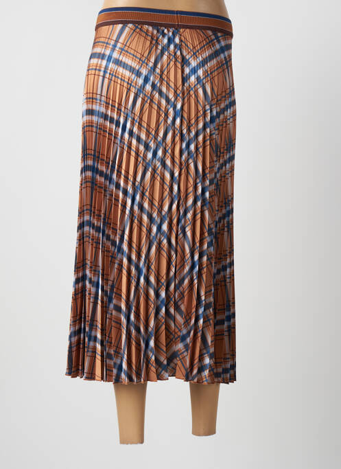 Fustă midi bej NIU femeie