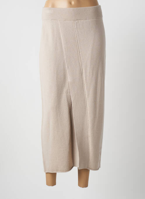 Fustă midi bej MAX & MOI femeie