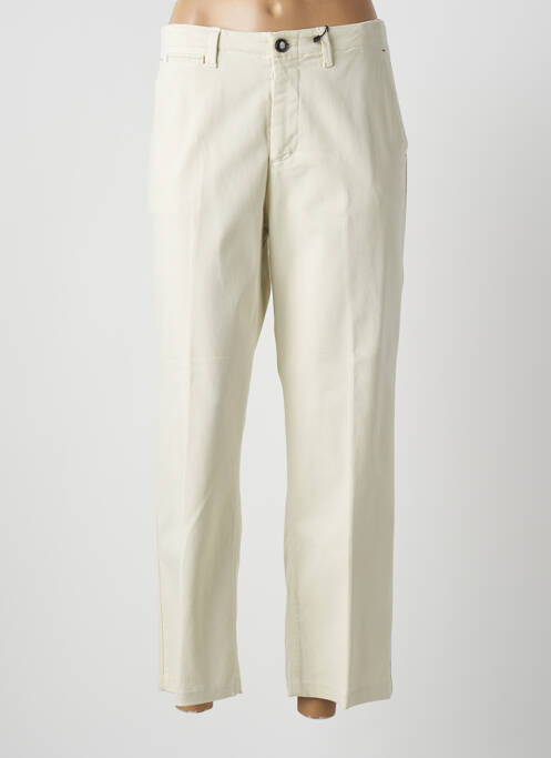 Pantalon drept bej MAYJUNE femeie