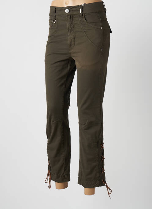 Pantalon slim verde HICH USE femeie