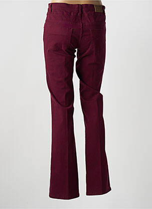 Pantalon slim talie joasă talie joasă roșu MER DU NORD femeie