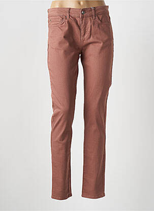 Blugi cu croială slim maro PABLO GERARD DAREL femeie