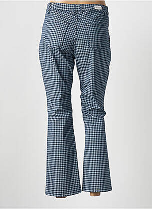 Pantalon 7/8 țesătură poplin mărime normală albastru MAYJUNE femeie