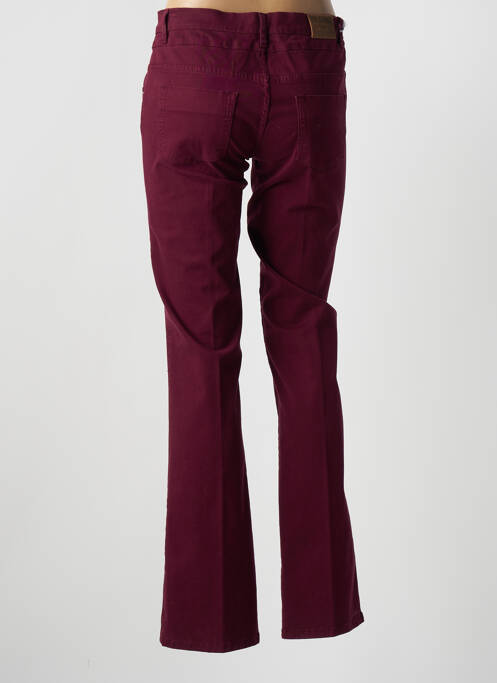 Pantalon slim roșu MER DU NORD femeie