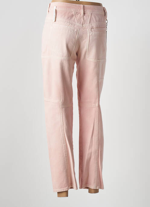 Blugi cu croială dreaptă roz HIGH femeie