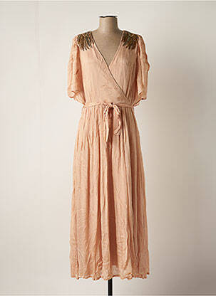 Rochie lungă roz LOUIZON femeie