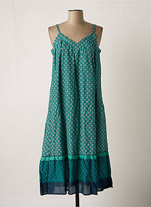 Rochie midi verde GARANCE femeie