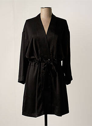 Rochie midi mâneci lungi mâneci lungi negru ANNAHPA femeie
