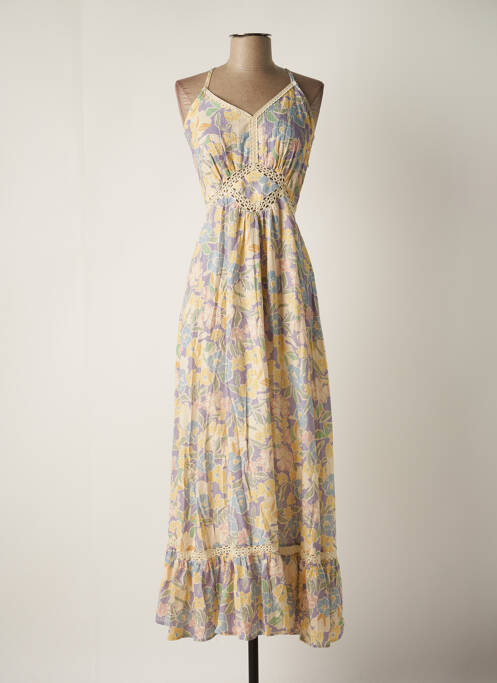 Rochie lungă galben LOUIZON femeie