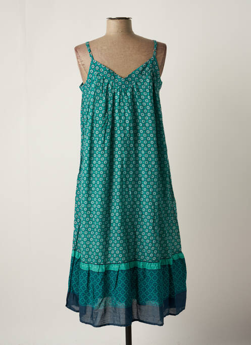 Rochie midi verde GARANCE femeie