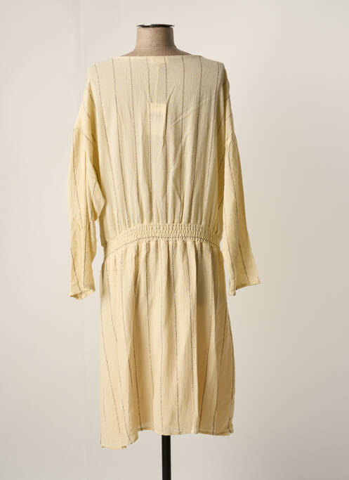 Rochie midi bej LOUIZON femeie