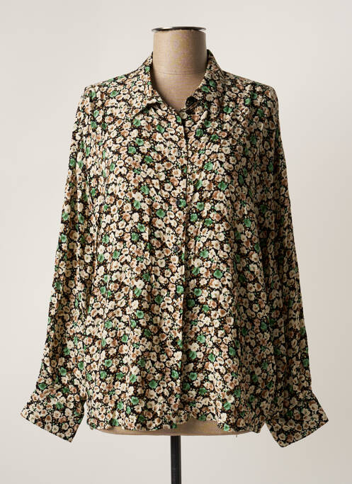 Cămașă imprimeu floral mâneci lungi negru HARRIS WILSON femme