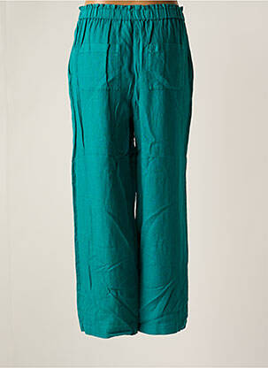Pantalon larg țesătură poplin albastru HARRIS WILSON femeie