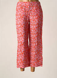 Pantalon drept țesătură poplin roșu HARRIS WILSON femeie