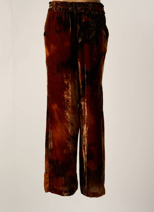 Pantalon larg maro LOUIZON femeie