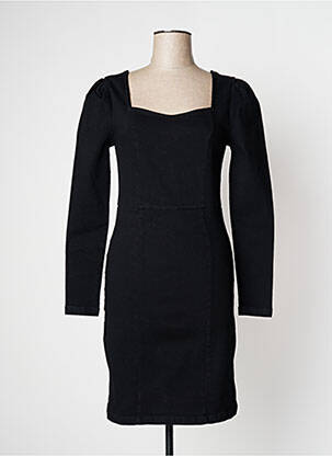 Rochie midi mâneci lungi mâneci lungi negru VILA femeie