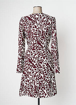 Rochie midi croială fluidă mâneci lungi bej ICHI femeie