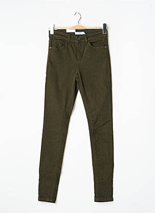 Pantalon slim verde B.YOUNG femeie