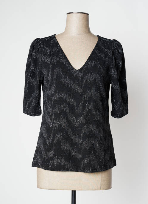 Top negru ICHI femeie