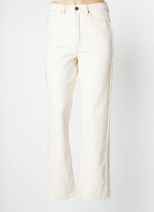 Pantalon drept bej VILA femeie