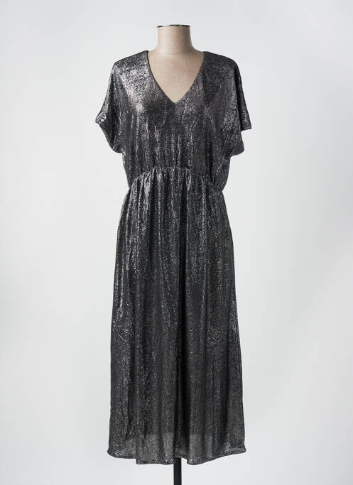 Rochie midi gri VILA femeie